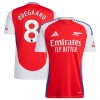 Camisola Arsenal Odegaard 8 1º Equipamento 2024-25 Manga Curta